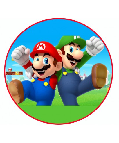 Cialda Ostia Per Torta Super Mario