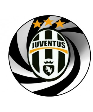 Cialda ostia per Torta JUVENTUS logo stemma da personalizzare