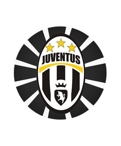 Cialda ostia per Torta JUVENTUS logo stemma da personalizzare