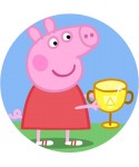 Cialda per torta Peppa Pig