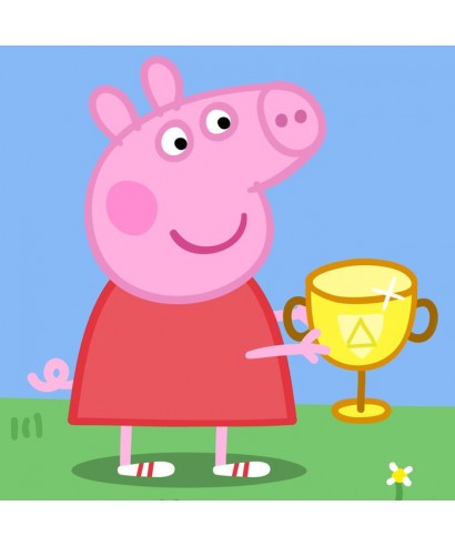 Cialda per torta Peppa Pig