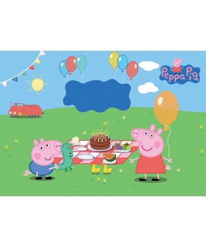 Cialda per torta Peppa Pig