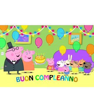 Cialda per torta Peppa Pig