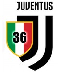 Cialda ostia per Torta JUVENTUS logo stemma da personalizzare