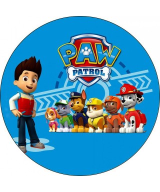 cialda per torta Paw Patrol