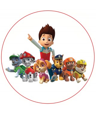 cialda per torta Paw Patrol