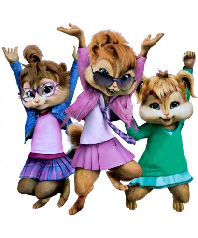 Cialda ostia per Torta Chipettes-the-chipmunks