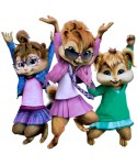 Cialda ostia per Torta Chipettes-the-chipmunks