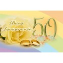 Cialda per torta Anniversario 50 anni