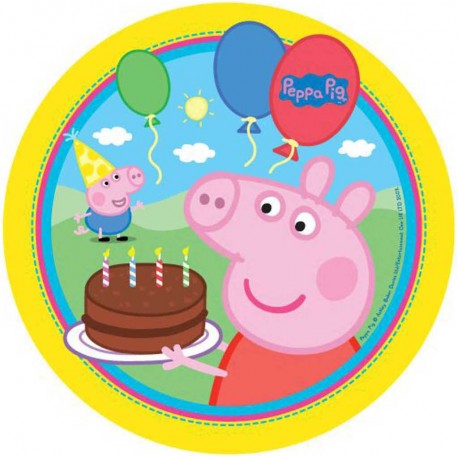 Cialda per torta Peppa Pig