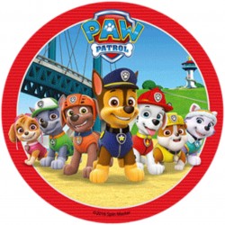 cialda ostia per torta Paw Patrol