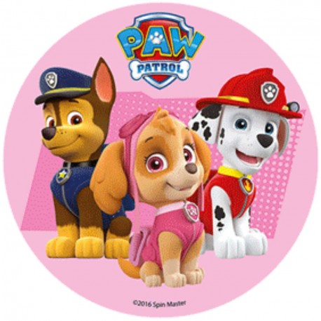 cialda ostia per torta Paw Patrol