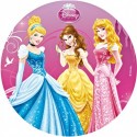 CIALDA in ostia PRINCIPESSE DISNEY per DECORAZIONE TORTA