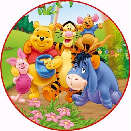 Cialda ostia per torta winnie the pooh