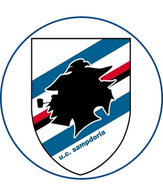 Cialda ostia per Torta SAMPDORIA logo stemma da personalizzare